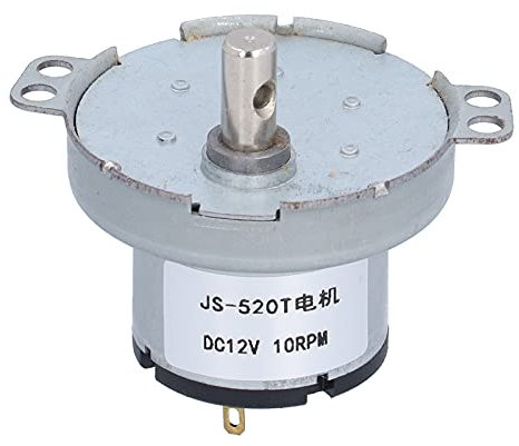 EVTSCAN Getriebemotor Untersetzungsgetriebe Ausrüstung Industrielle Steuerung liefert 10 U/min DC12V JS-520T