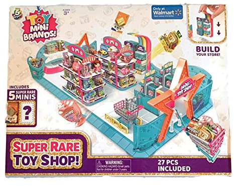 ZURU Mini Brands Super Rare Toy Shop - Incluye 5 mini súper raros
