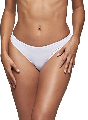 POMPEA Slip Mini My Skin Ropa Interior, Color Blanco, 42 (Pack de 3) para Mujer
