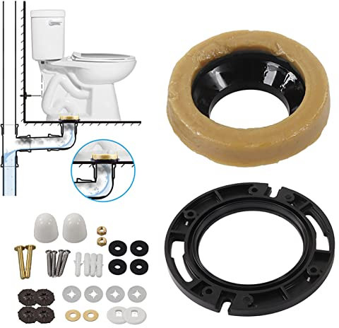 Jeanoko Toilet Bowl Sealing Kit Sewer Flange Toilet Sealing Anchor Srewbolt Accessories Toilet Installation Accessoriesbathroom Equipment