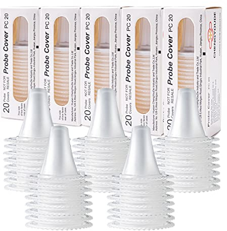 400 Stück Braun Fieberthermometer Schutzkappen,Ersatzschutzkappen,Fieberthermometer Ohr,Einwegabdeckungen, Ohrthermometer Schutzkappen für alle Braun Modelle Ohrthermometer
