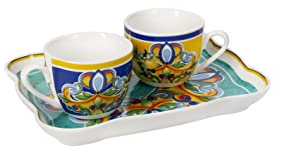 BRANDANI TETE A TETE CITRUS CON VASSOIETTO E 2 TAZZINE 52782