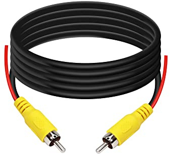 PNGKNYOCN Câble vidéo RCA avec fil de déclenchement,RCA mâle vers mâle Rallonge de caméra de recul pour moniteur et connexion de caméra de recul de voiture（6M）
