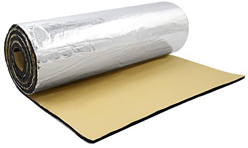 QUARKZMAN 3㎡ 5mm Tapis Isolation Acoustique Voiture Isolant Thermique Capot Moteur 300cmx100cmx5mm