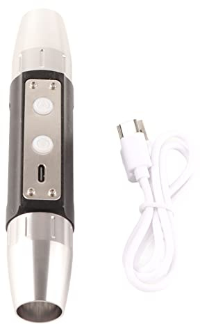 Gavigain Linterna de Jade, Linterna LED UV Luz Profesional para Identificación de Piedras Preciosas, Dx6 USB Recargable 6 Luces Linterna Experta de Jade Linterna Brillante para Tasación de Joyas, Lint