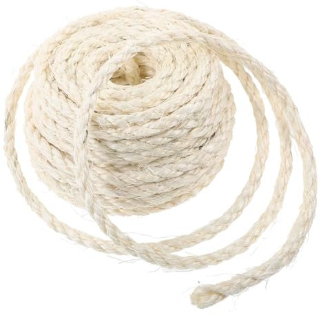 1 Rotolo Corda Dellamaca Spago Di Iuta Naturale Corda Della Torre Del Gatto Di Ricambio Per Tiragraffi Per Gatti Per La Riparazione Sisal Sostituibile Di