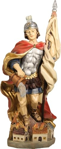 FADEDA Hlg. Florian/Höhe:50 cm/handbemalt/detailgetreue Krippen Figuren - Weihnachten Tisch Dekoration Krippe Zubehör