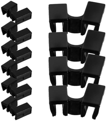 Ayudante para Palillos de Entrenamiento Reutilizable 20 Piezas | Plástico Negro, para Principiantes y Práctica, Conector de Bisagra, Uso Diario