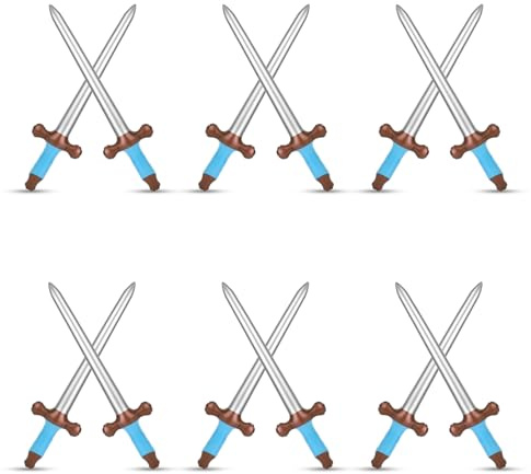 XIHIRCD 12st Aufblasbare Schwerter, 60cm Aufblasbare Piratenschwerter Aufblasbares Spielzeug Kinder Waffen Piratenpartyzubehör für Kindergeburtstagsparty Cosplay Bühnenrequisiten Halloweenkostüm