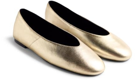 GIOSEPPO Bailarinas Piel Brillo HENDRUM