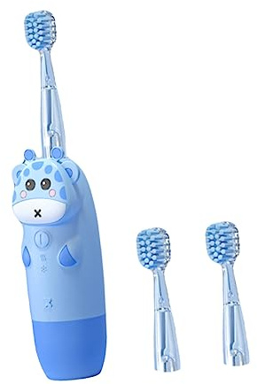 COLLBATH Elektrische Kinderzahnbürste Schallzahnbürste Für Junge Mädchen Mit Weichen Borsten Und Ergonomischem Design Batterie Mit Buntem Licht Und Cartoon-design