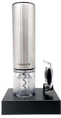VoltShine Sacacorchos eléctrico de presión, automático, Incluye Cortador de Aluminio; Ideal para Abrir Botellas de Vino de Manera rápida y Sencilla.