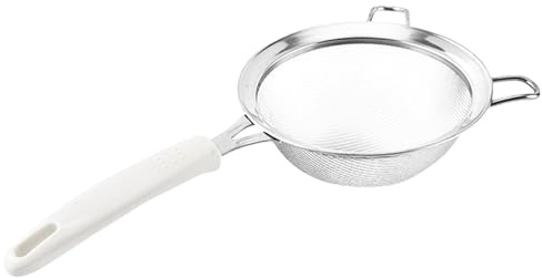 Duroecsain Fine Mesh Sieve Double Layer Stainless Steel 30 Mesh Sieve Kitchen Tool for Filtering and Rinsing Food