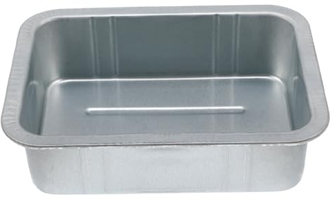 Cabilock Bandeja Aceite Acero Colector Aceite Residual Goteo Herramienta Reparación Fluidos Plateada