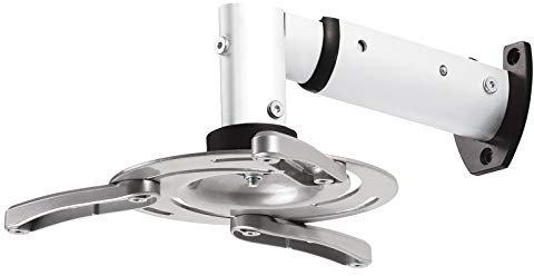 myWall H16-5WL - Supporto da parete per proiettore, colore: Bianco