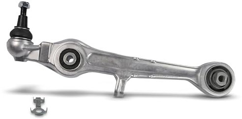 BESTPRICE 1x Brazo de control del eje delantero, delantero inferior en ambos lados compatible con AUDI A4 B5 (8D5), A6 C5 (4B2) (4B5), A8 D2 (4D2, 4D8), SKODA SUPERB 1 (3U4), VW PASSAT B5.5 (3B3)(3B6)
