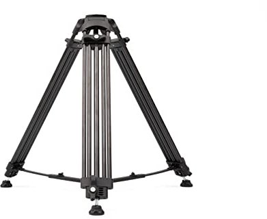 9.Solutions Trípode de alta resistencia de lujo para brazo C-Pan, 9.TR1, con bolsa de transporte (negro), cuenco triopd estándar integrado de 75 mm convertible a placa adaptadora de tornillo de 3/8