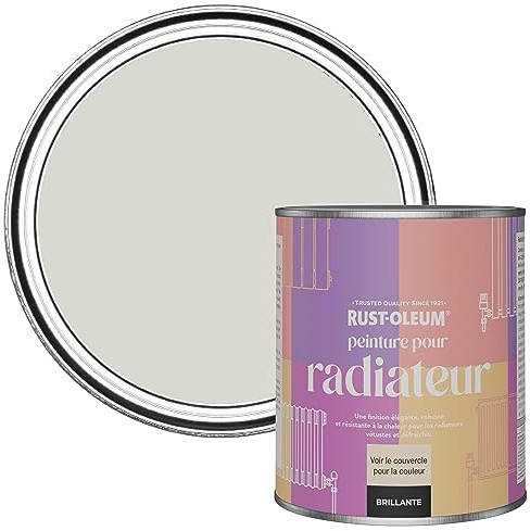 Rust-Oleum Brown Heat Resistant Radiator Paint in Gloss Finish - Mocha 750ml