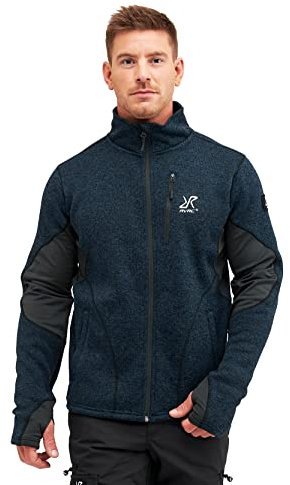 RevolutionRace Fusion Fleece für Herren, perfekt für Wanderungen und Outdoor-Abenteuer, Peacemaker, L