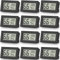 Vaikby 12-Pack Room Thermometer Hygrometer - Digital Humidity Meter & Temperature Gauge with Large LCD Display for Home, Office, Greenhouse, Baby Room - Thermometer Room Temperature & Hydrometer