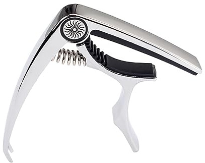 ifundom Clip-stimmgerät für Gitarre Akustikgitarre Capo-clip mit Trigger-capo Saitige Gitarren Violine Ukulele Banjo Mandoline Schwarz