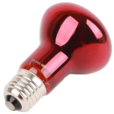 Phefop Lampada Riscaldante in Ceramica da 60 W, Lampadine Riscaldanti a Infrarossi, Ideale per Rettili, Draghi Barbuti e Tartarughe