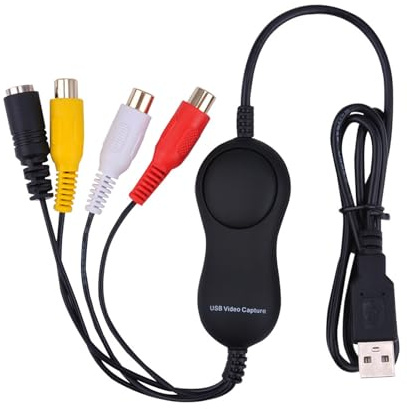 Professionale Video Digitalizzazione Strumento Converte Analoghi Digitali Attraverso USB2.0 480p Risoluzione Acquisizione Con Musica CVBS S Video Device