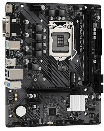 PC moderkort passar för ASROCK H510M-HDV/M.2 SE moderkort H470 för LGA1200 Core i5-10400F i3-10100F i5-11400 CPU DDR4 3200MHz Ultra M. Micro ATX