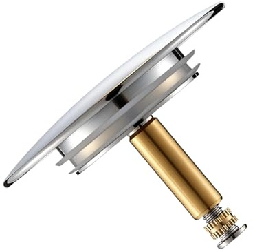 Bathtub Chock Plug, Adjustable Bath Pop up Plug Replacement, Solid Brass Drain Stopper, for Bathtubs, Sinks, and Kitchens.