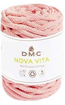 DMC - Nova Vita 12 | återvunnet bomullsgarn, 4 mm stort med dragsko-utseende | 250 g - 55 m