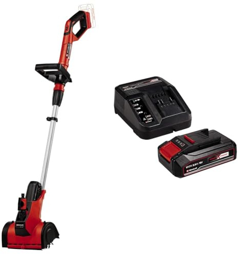 Einhell Nettoyeur multi-surface sans fil PICOBELLA Power X-Change (Li-Ion, 18 V, avec une brosse MEDIUM adaptée au nettoyage des surfaces en pierre) avec Chargeur et Batterie 2,5Ah