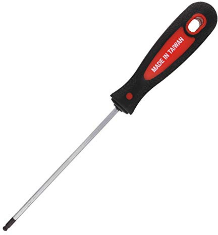 Utoolmart Cacciavite a sfera a brugola con diametro di 3 mm, lunghezza di lavoro 100 mm, S2, micro cacciavite a sfera esagonale, per lavori di regolazione fine, 1 pezzo