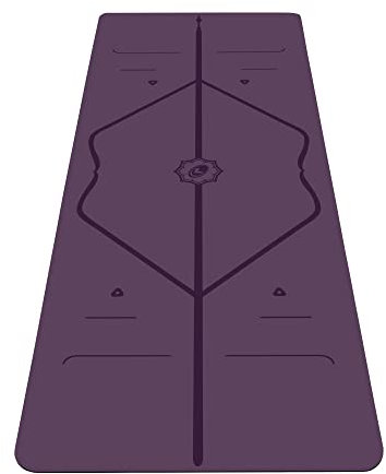 Liforme Travel Yogamatte - Die Umweltfreundlichste, rutschfeste Yogamatte der Welt Mit Dem Originalen Einzigartigen Ausrichtungsmarkierungssystem - Biologisch Abbaubare Matte Aus Naturkautschuk