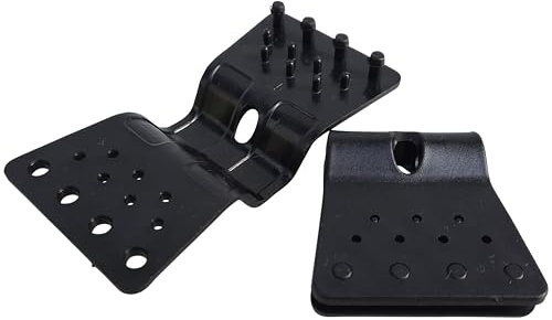 Masgard® Spezialclips Klemmen zur Befestigung von Schattiergeweben, Sichtschutznetzen, Teichnetzen (50, Schwarz)