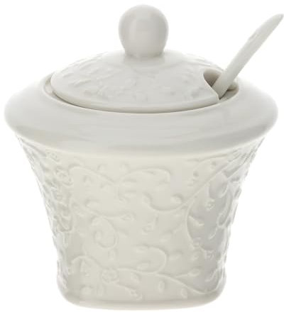 Natale Zuccheriera in porcellana Romance 10x10(h) cm