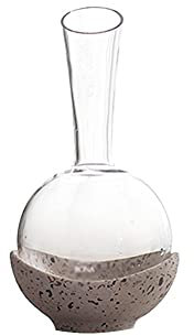 Wine Decanter/Wine Decanter Carafe Household Decanter Handmade Ice Wine Terrazzo Bottom Holder Red Wine Jug Creative Personality Decanter Pouring Jug Red Wine Decanter/Wine Decanters