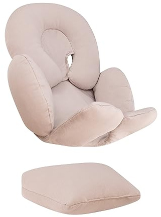 JYOKO KIDS Riduttore Antiallergico universale per Ovetto, Passeggino, Navicella 100% cotone (Beige, Supporto per testa, corpo e schiena)