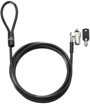 Just Laptops JL T1A63AA Standard Slot Laptop Notebook IT Equipment (Monitor, USFF, PC, POS, NAS, Laptops, Notebooks) Anti Theft Protection Security Cable Keyed Lock