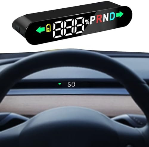 Auto HUD Head Up Display Kompatibel mit Tesla Model 3/Y Tacho meter, Elektronik Digital Speed Display Kompatibel mit -Tesla Modell Y 2023-2024