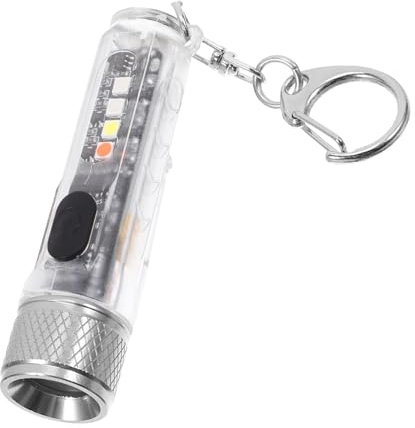 NAMOARLY Torcia Elettrica Portatile Led Ricaricabile Bianca Mini Torcia Da Viaggio Compatta Base Magnetica Multifunzionale Per Escursionismo e Emergenza All’aperto