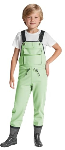 Generisch Girls Romper Jumpsuit for Outdoor Play and Party 2 11 Years Trousers Toddler Kids Outfit All Seasons Leisure Suit One Piece Women, Light green, 3.5-4Years