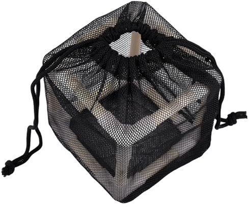 Sinbana Pond Pump Filter Boxes, 5in Nylon Anti-Clog Fish Koi Pond Pump Filter Bag for Outdoor Preventing Waterfall Swimming Pool Pumps from Being Clogged by Debris Leaves and Rocks Accessories