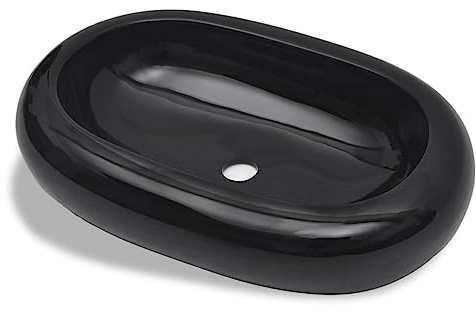 vidaXL Waschbecken Keramik Waschtisch Waschplatz Waschschale Handwaschbecken