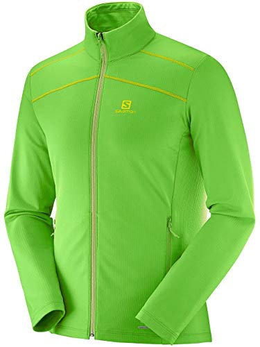SALOMON Discovery Lt Fz M Fleecejacke für Herren M Grün (Greenery)