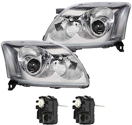 Halogen Scheinwerfer Set für AVENSIS (T25_) 04.03-11.08 inkl. Motor