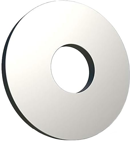 M20 Rondelle Piatte In Acciao, (5pcs) Metaliche Rondella Acciaio Legato Zincato Alzaporta In Rame Grandi Flat Per Viti Tenuta (ISO 7093) (22mm x 60mm)