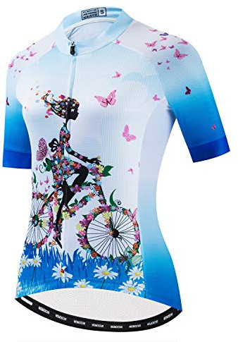 Cykeltröja kvinnor racercykel kortärmad cykel t-shirt kläder snabbtorkande sport toppar