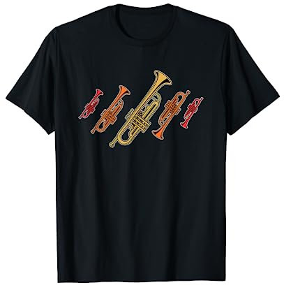 Musikalisches Design für Trompetenspieler Trompete Musiker T-Shirt