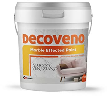 Big Tub Decoveno luxuriöser polierter venezianischer Putz mit Marmoreffekt, Hochglanz-Wand-Finish auf Acrylbasis, 20 kg, glänzend und glatt