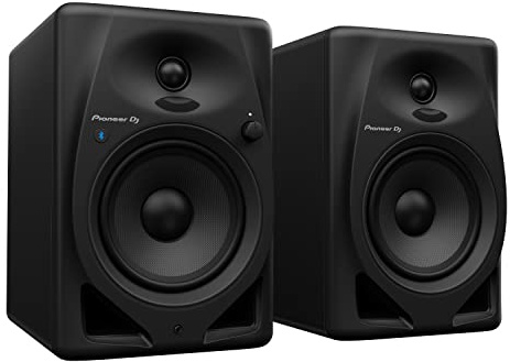 Pioneer DJ DM-50D-BT 5-Inch Desktop Monitor System with Bluetooth, Black